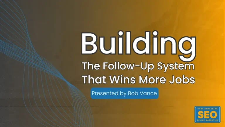 Follow-up system that wins more jobs