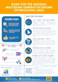 Rank for the Answer Mastering Generative Engine Optimization
