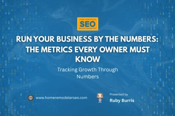 Run Your Business by the Numbers