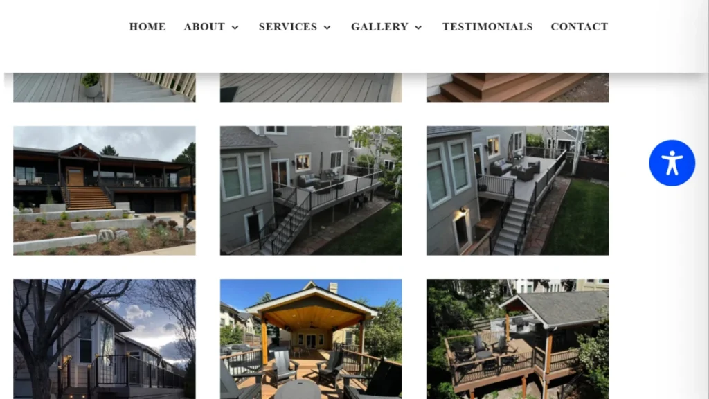 custom deck and patio installation project